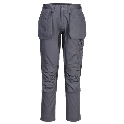 Portwest CD883 WX2 Stretch Holster Trousers, Metal Grey
