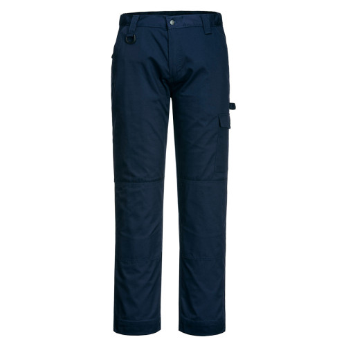 Portwest CD886 WX2 Eco Stretch Work Trousers, Blu Navy