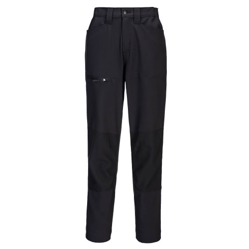 Portwest CD887 WX2 Eco Women's Stretch Work Trousers, Black