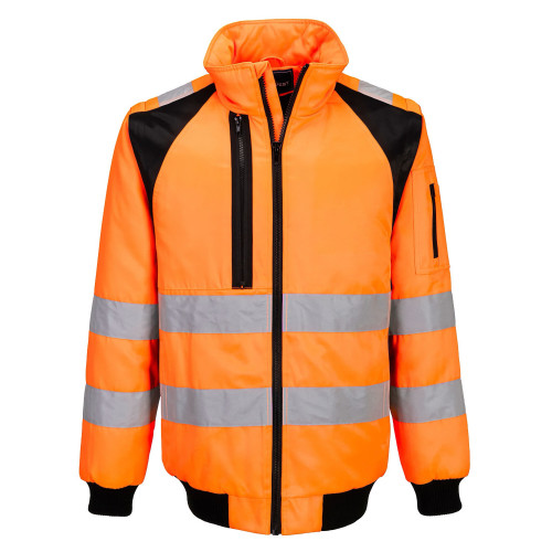 Portwest CD898OBR WX2 Hi-Vis 2-in-1 Pilot Jacket