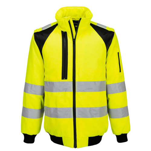 Portwest CD898YBR WX2 Hi-Vis 2-in-1 Pilot Jacket