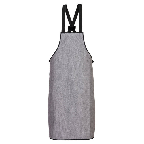 Portwest CR01 Grembiule con pettorina resistente al taglio, Grigio