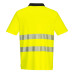 Portwest DX412 High Visibility Polo Shirt DX4 S/S, Yellow/Black