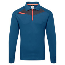 Portwest DX414 DX4 Polo L/S, Blu metro