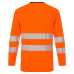 Portwest DX416 DX4 Hi-Vis T-shirt L/S, Orange/Black