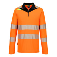 Portwest DX419OBR High Visibility Polo Shirt DX4 L/S
