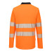 Portwest DX419OBR High Visibility Polo Shirt DX4 L/S