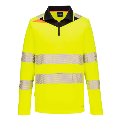 Portwest DX419YBR Polo alta visibilità DX4 L/S Portwest DX419YBR Polo alta visibilità DX4 L/S