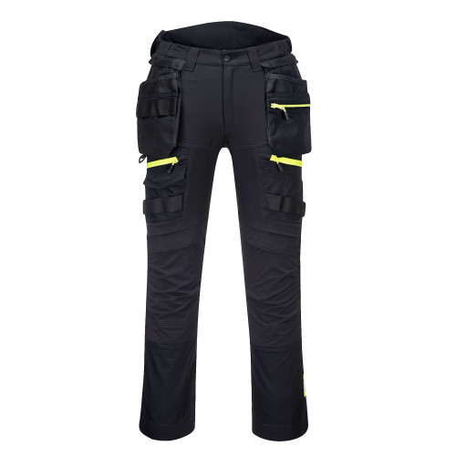 Portwest DX440 DX4 Holster Trousers with Removable Pockets, Black