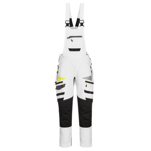 Portwest DX441 Holster DX4 Bib Shorts, White/Grey