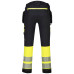Portwest DX445 DX4 High Visibility Holster Trousers Class 1, Yellow/Black