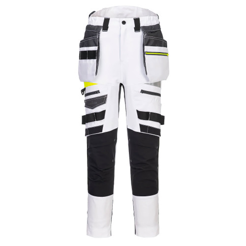Portwest DX452 Women's Trousers with Detachable Holster Pocket, White
