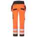 Portwest DX454 Craft Trousers with Detachable Holster Pockets High Visibility DX4, Orange/Black