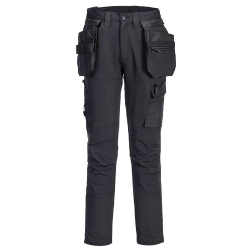 Portwest DX456 Pantaloni DX4 Craft Holster staccabili, Nero