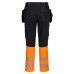 Portwest DX457 DX4 Craft High Visibility Trousers Class 1, Orange/Black