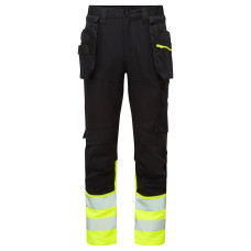 Portwest DX457 DX4 Craft High Visibility Trousers Class 1, Yellow/Black