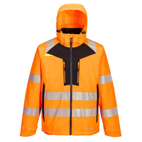 Portwest DX466 DX4 Hi-Vis 4-in-1 Jacket, Orange/Black Portwest DX466 DX4 Hi-Vis 4-in-1 Jacket, Orange/Black