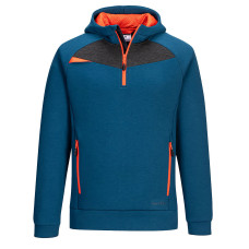 Portwest DX467 DX4 Half Zip Hoody, Metro Blue