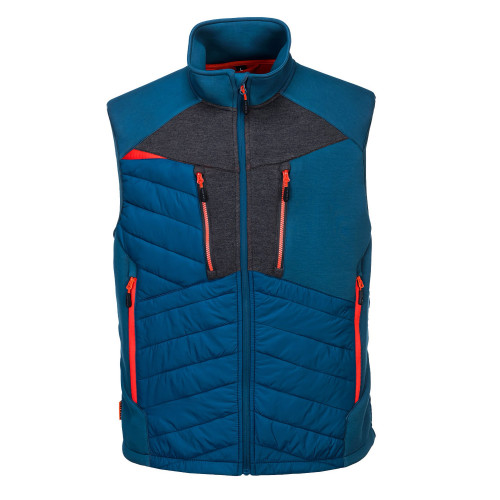 Portwest DX470 DX4 Hybrid Baffle Vest, Metro Blue