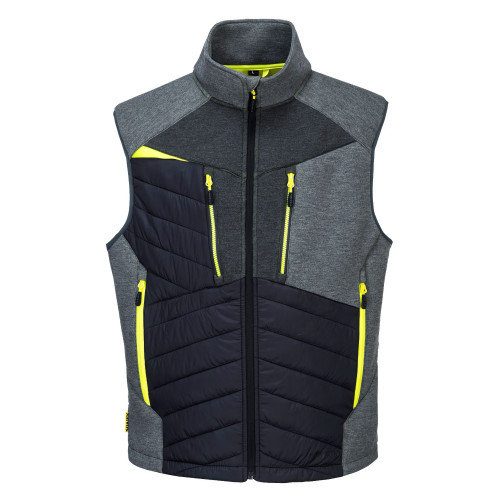 Portwest DX470 DX4 Hybrid Baffle Vest, Metal Grey