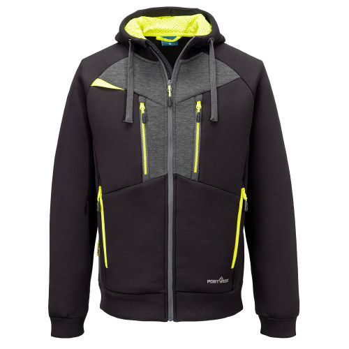 Portwest DX472 DX4 Zip Sweatshirt, Black