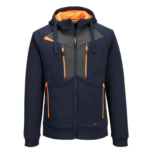 Portwest DX472 DX4 Zip Sweatshirt, Dark Navy