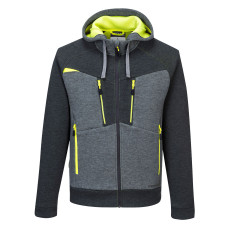 Portwest DX472 DX4 Zip Sweatshirt, Metal Grey