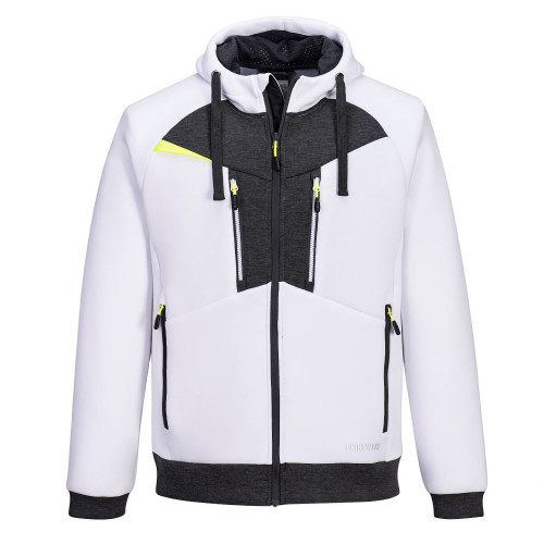 Portwest DX472 DX4 Zip Sweatshirt, White