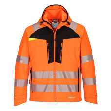 Portwest DX475 High Visibility Softshell (3 Layer), Orange/Black