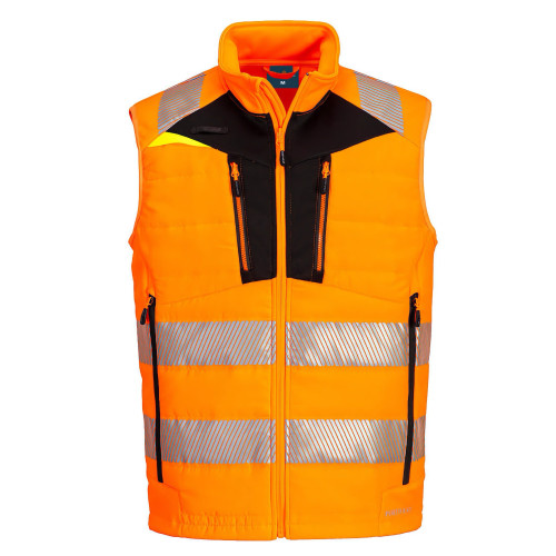 Portwest DX479 High Visibility Softshell Vest, Orange/Black Portwest DX479 High Visibility Softshell Vest, Orange/Black