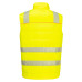 Portwest DX479 High Visibility Softshell Vest, Yellow/Black
