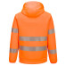 Portwest DX483 High Visibility Hooded Sweatshirt, Orange/Black