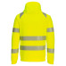 Portwest DX484 High Visibility Hooded Sweatshirt, Yellow/Black