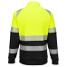 Portwest DX490YBR DX4 Hi-Vis Class 1 Funnel Neck Zip Up Sweatshirt