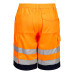 Portwest E043 Hi-Vis Polyester-Cotton Bermuda Shorts, Orange/Navy