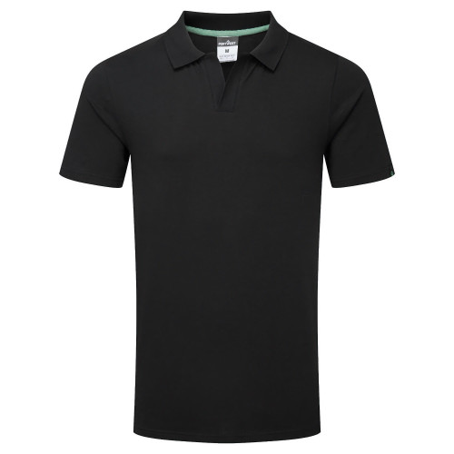 Portwest EC210 Recyclable Organic Cotton Polo Shirt, Black