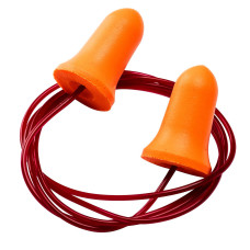 Portwest EP09 Bell Comfort PU Corded Earplugs (200 Pairs), Orange