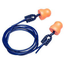 Portwest EP12 Easy Fit PU Corded Earplugs (200 Pairs), Orange