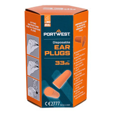 PORTWEST EP13 PU Ear Plugs (30 pairs)