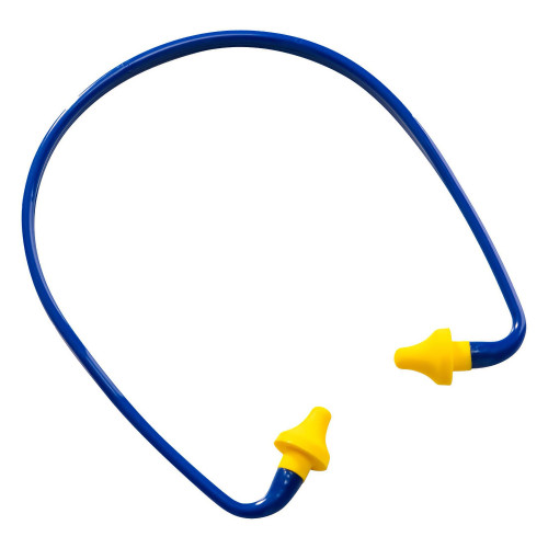 PORTWEST EP17 Banded Conical Ear Plugs (1 pair) Yellow PORTWEST EP17 Banded Conical Ear Plugs (1 pair) Yellow