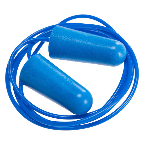Portwest EP30 Detectable PU Earplugs with Cord (200 Pairs), Blue Portwest EP30 Detectable PU Earplugs with Cord (200 Pairs), Blue