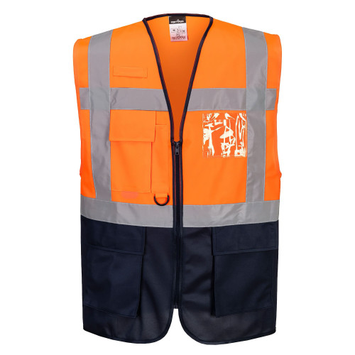 Portwest ES076ONR Eco High Visibility Vest Orange
