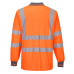 Portwest ES277ORR High Visibility Long Sleeve Polo Shirt Orange Portwest ES277ORR High Visibility Long Sleeve Polo Shirt Orange