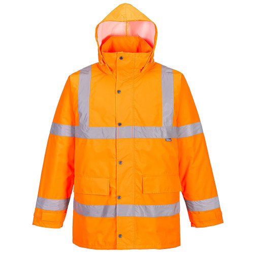 Portwest ES460ORR High Visibility Traffic Jacket Orange Portwest ES460ORR High Visibility Traffic Jacket Orange