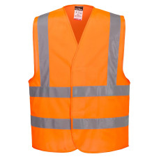Portwest ES470ORR High Visibility Vest 2 Band Orange