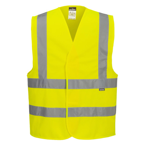 Portwest ES470YER High Visibility 2-Band Vest Yellow