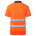 Portwest ES477ORR High Visibility Long Sleeve Polo Shirt Orange