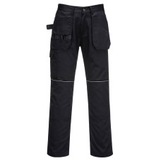 Portwest ES720BKS Black Work Trousers Short
