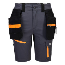 Portwest EV444MGR EV4 Lightweight Work Shorts with Removable Tool Pockets