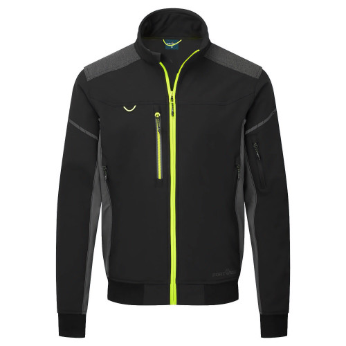 Portwest EV464 EV4 Softshell Bomber Jacket (3L), Black